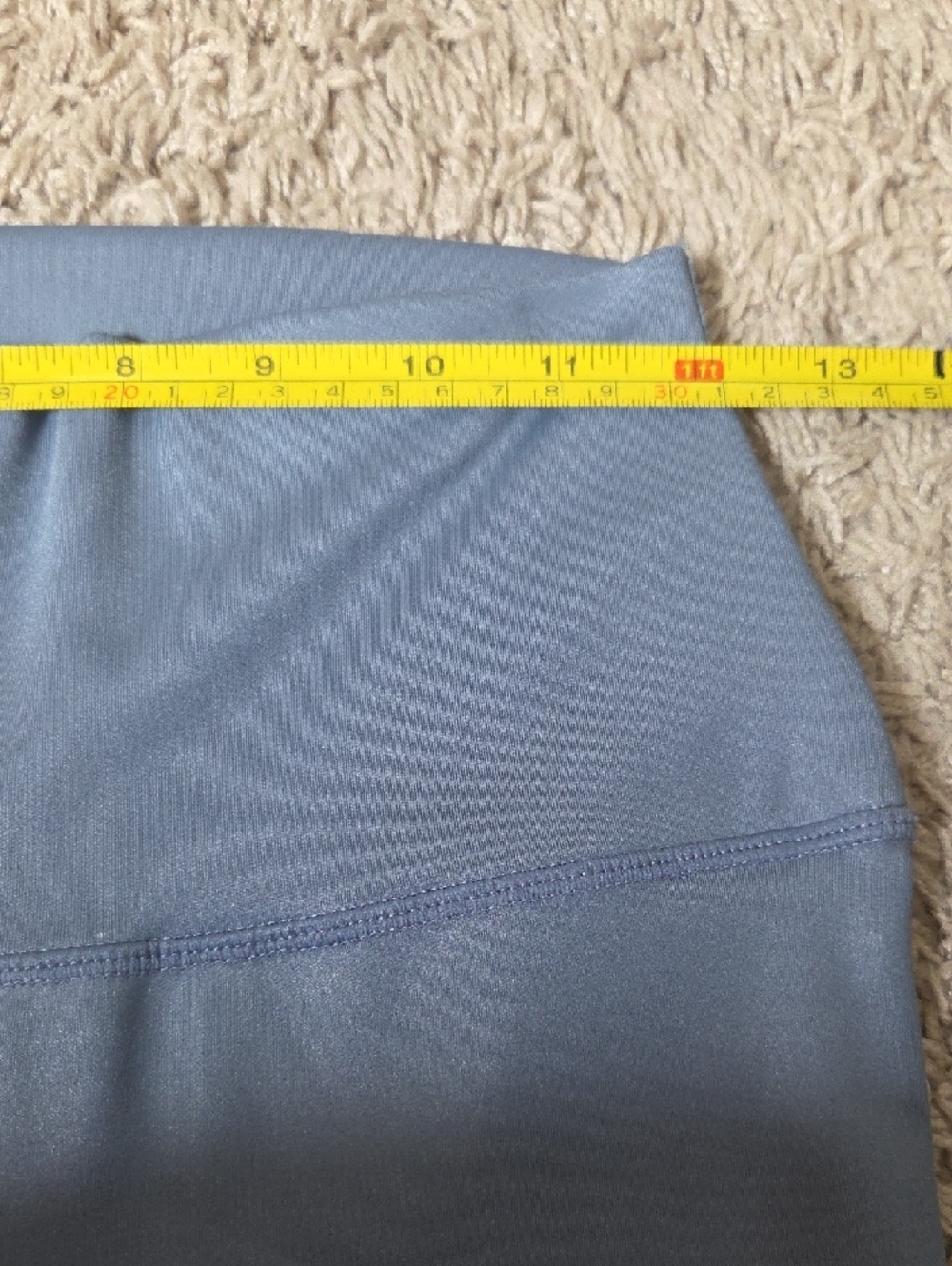 Carbon38 Slate Blue High-Waist Leggings, Like NEW, Sz Medium - Picture 3 of 5
